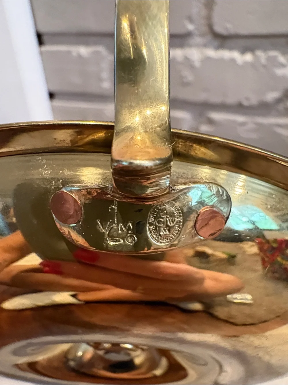 VTG Williamsburg Restoration Brass Chamberstick Candleholder - Picture 6 of 9